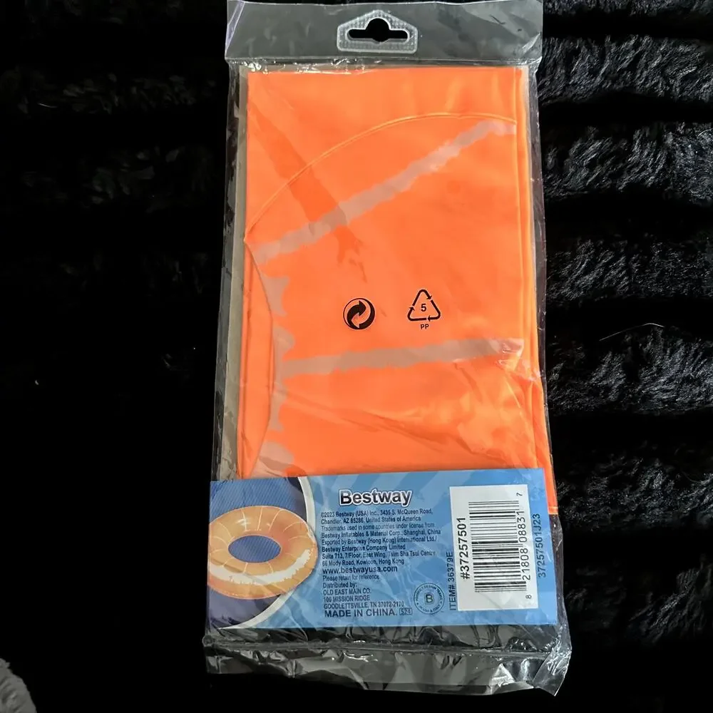 H2O Go! Orange Slice Inflatable Pool Float Ring NEW